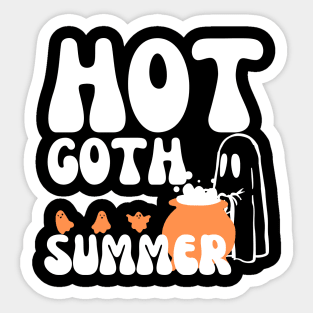 Hot Goth Summer Sticker